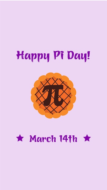 Organic Shape Pi Day Games Story, Happy Pi day