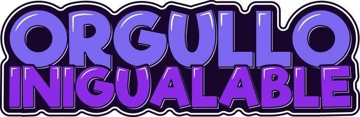 Vector orgullo inigualable diseño de vector de letras de orgullo inigualable