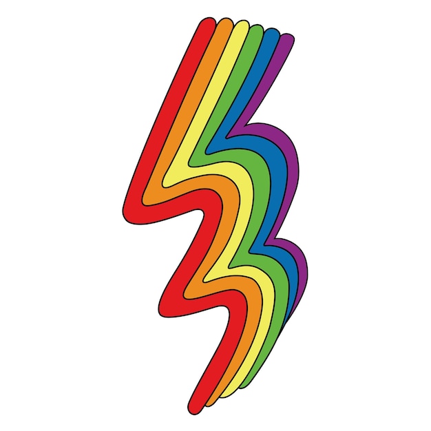 Orgullo mes símbolo LGBTQ comunidad Vector