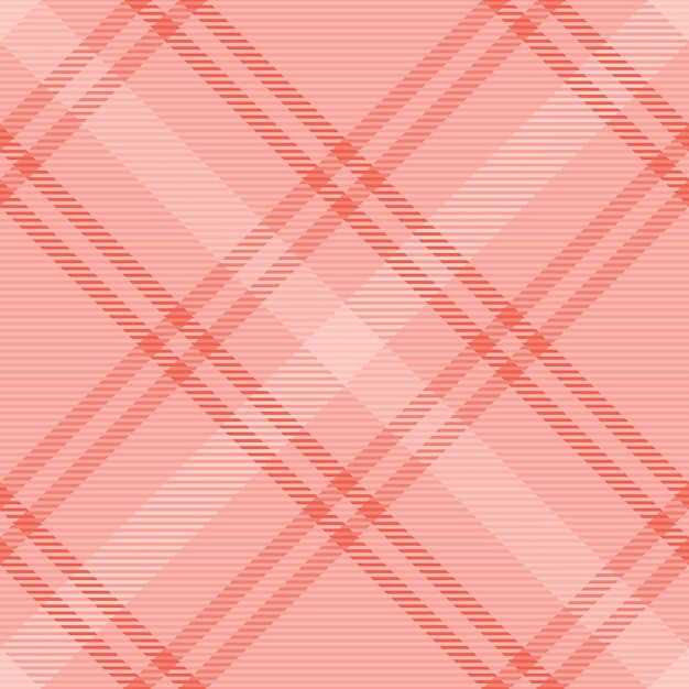 Orgullo textil vector tartan decoración patrón de fondo textura de tela victoriana sin costuras chequeo a cuadros en colores rojos y claros
