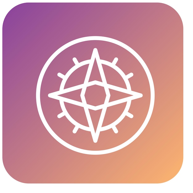 Orientación del diseño vectorial Estilo del icono