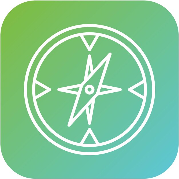 Orientación del diseño vectorial Estilo del icono