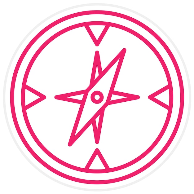 Orientación del diseño vectorial Estilo del icono