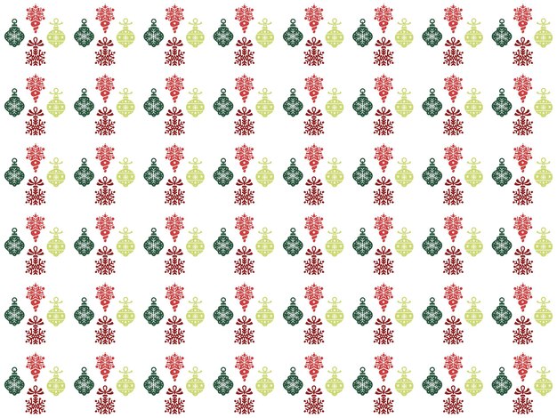 Ornamentación navideña sin vergüenza Ilustración vectorial diseño de silueta colorida