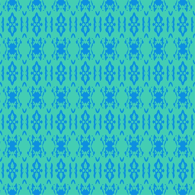 Ornamento de acuarela azul y blanca pintado con acuarela en papel