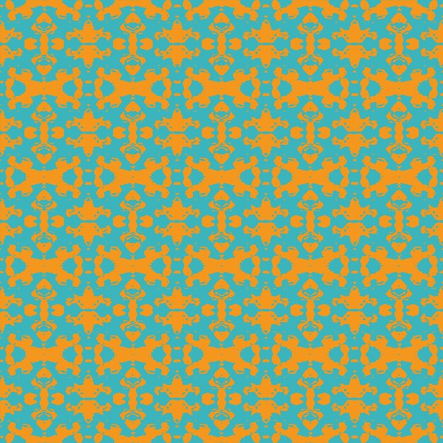 Ornamento de acuarela azul y blanca pintado con acuarela en papel