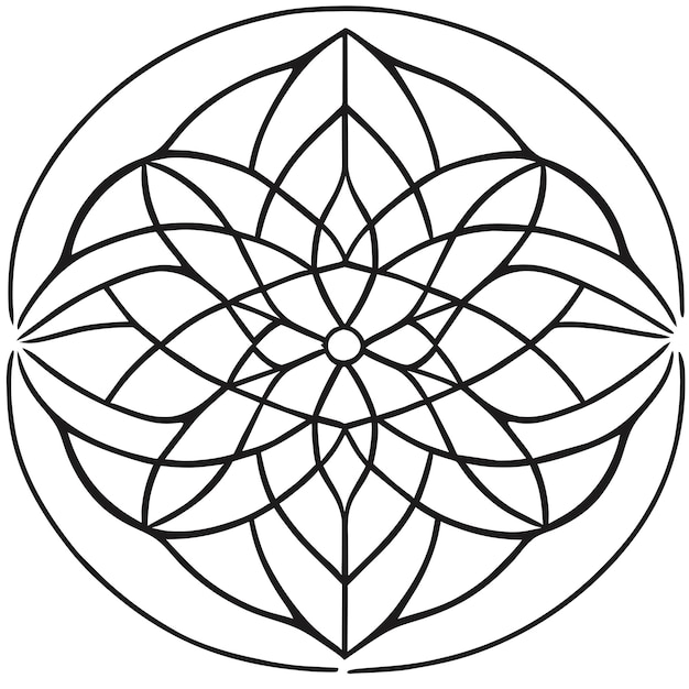 Ornamento en blanco y negro