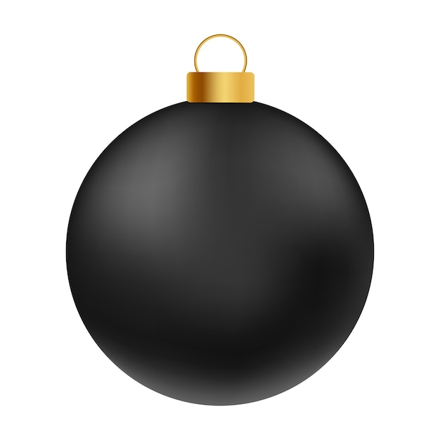 Ornamento de bola de Navidad diseño aislado