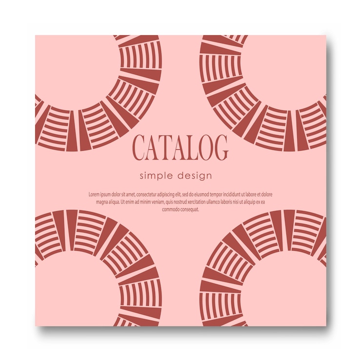Vector ornamento circular la idea de un catálogo o folleto de banners una plantilla para el diseño creativo