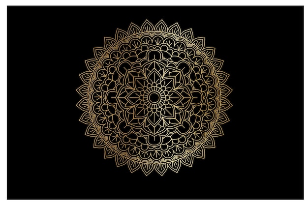 Ornamento conjunto redondo con un mandala Elementos decorativos vintage Ilustración vectorial de patrón oriental