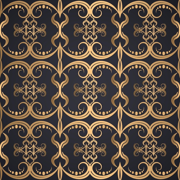 Ornamento decorativo sin fisuras de fondo