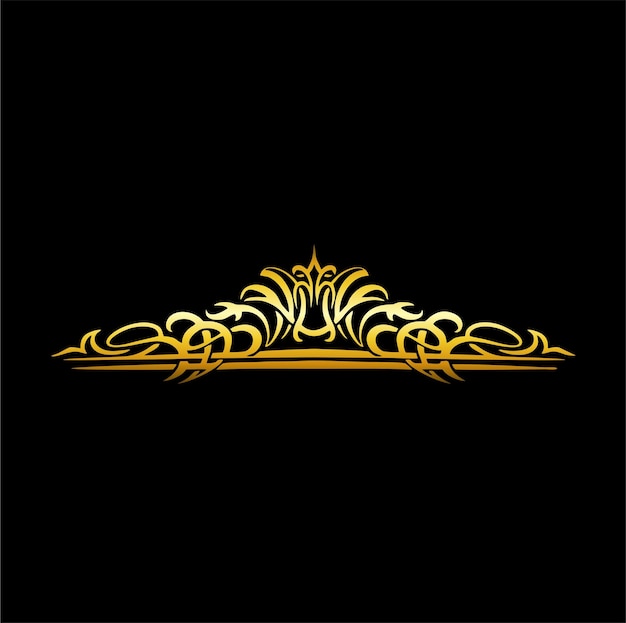 Ornamento elegante para el encabezado