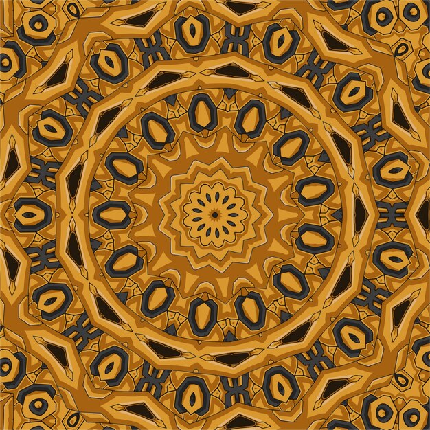 Ornamento étnico colorido garabato simetría textura Diseño tribal espiritual tradicional popular Motivo de garabatos curvos