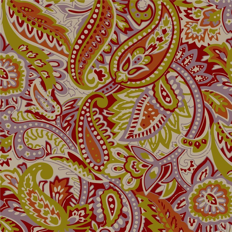 Ornamento floral detallado de perejil