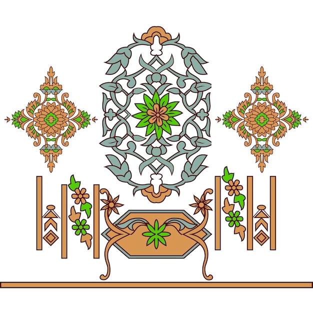 Ornamento floral otomano