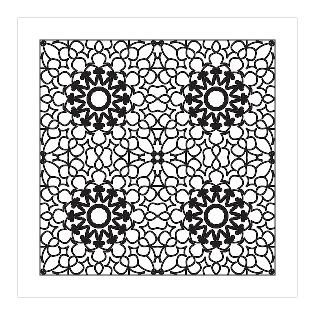 Ornamento floral de patrones sin fisuras