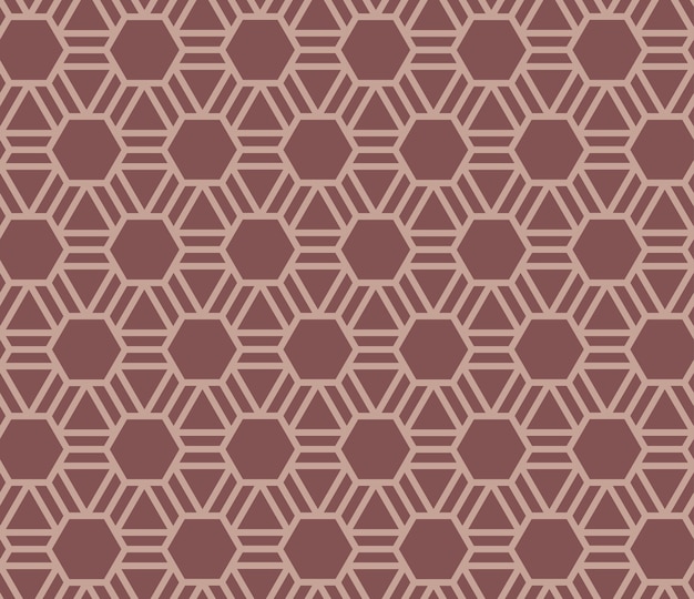 Vector ornamento geométrico abstracto de patrones sin fisuras
