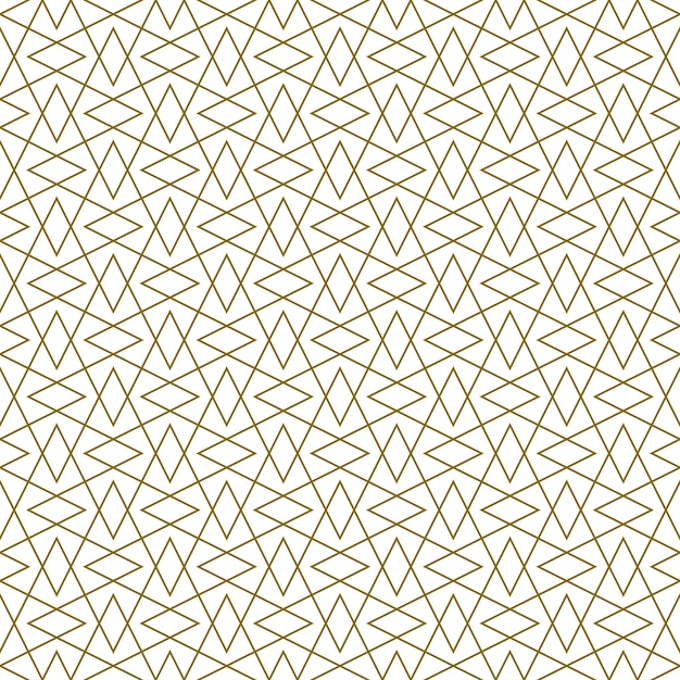 Ornamento geométrico sin costuras. Líneas de color marrón. Gran diseño para tela, textil, cubierta, papel de regalo, fondo. Líneas finas.