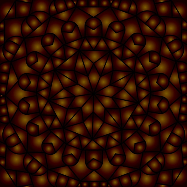 Ornamento de gradiente colorido Un fondo con un patrón simétrico Hay una plantilla para la decoración de interiores protectores de pantalla cubre y la implementación de una idea creativa