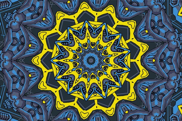 Ornamento hermoso fondo Elemento de círculo geométrico