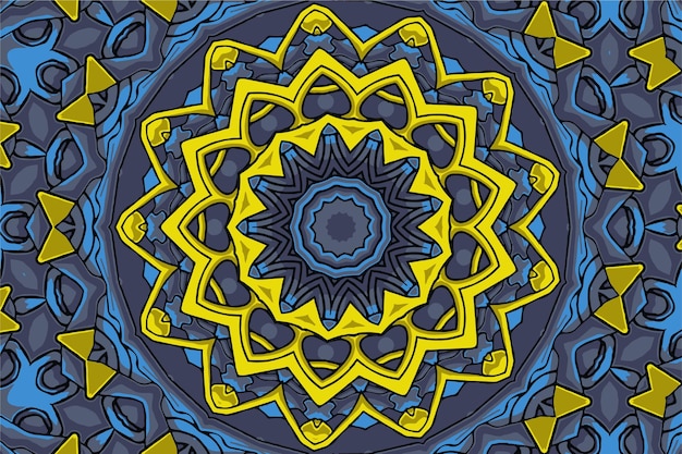 Ornamento hermoso fondo Elemento de círculo geométrico