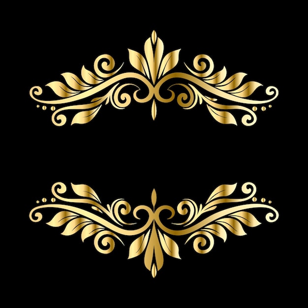 Ornamento islámico Colección de marcos y formas Etiquetas de lujo Amp Fronteras para invitaciones de boda Amp Texto B