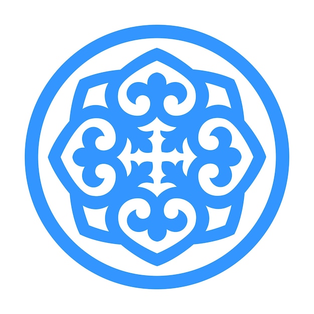 Ornamento kazajo oyu ornek