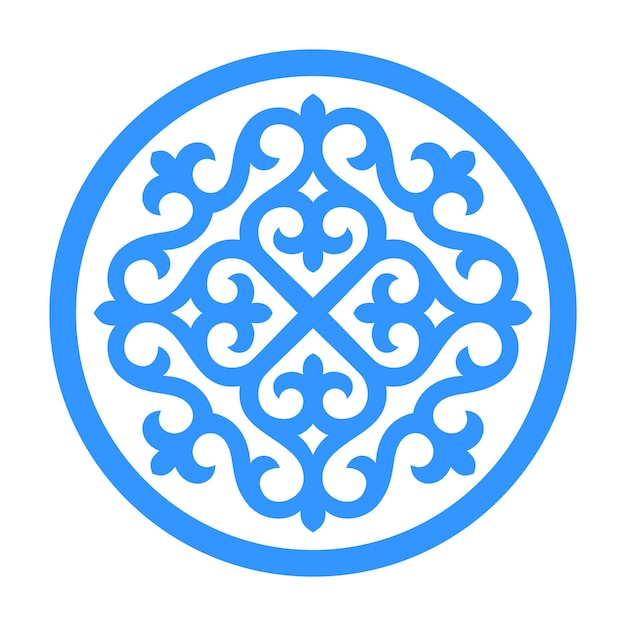 Ornamento kazajo oyu ornek