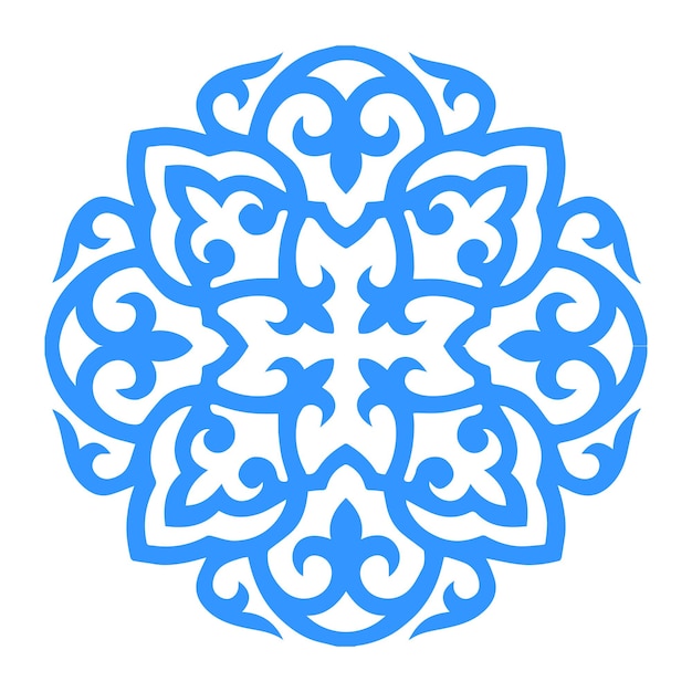 Ornamento kazajo oyu ornek