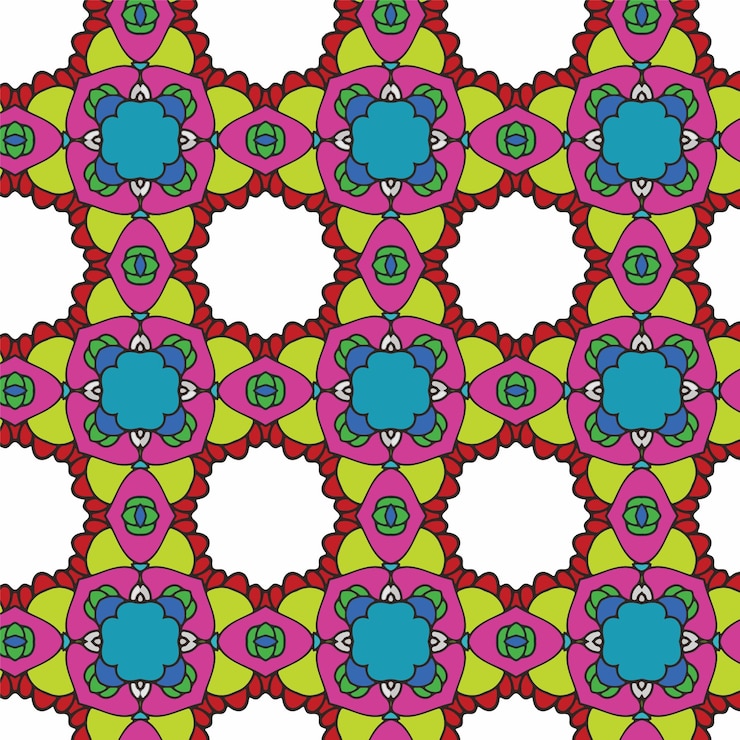 Vector ornamento de lujo patrón de fondo vector diseño de patrones sin fisuras
