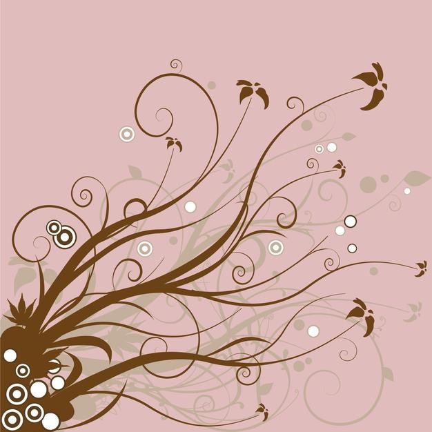Ornamento marco floral vector diseño totalmente editable
