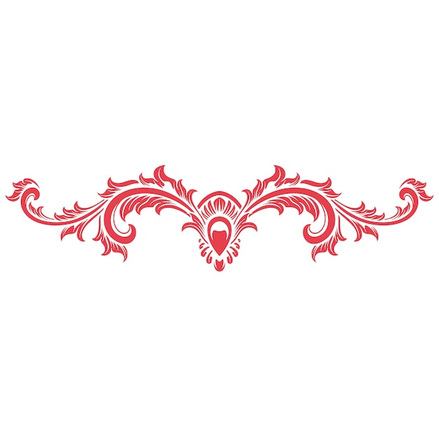 Ornamento de marco de lujo vectorial Decoración de boda