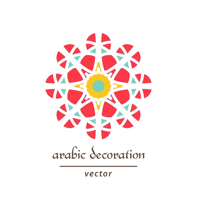 Ornamento de mosaico geométrico vectorial