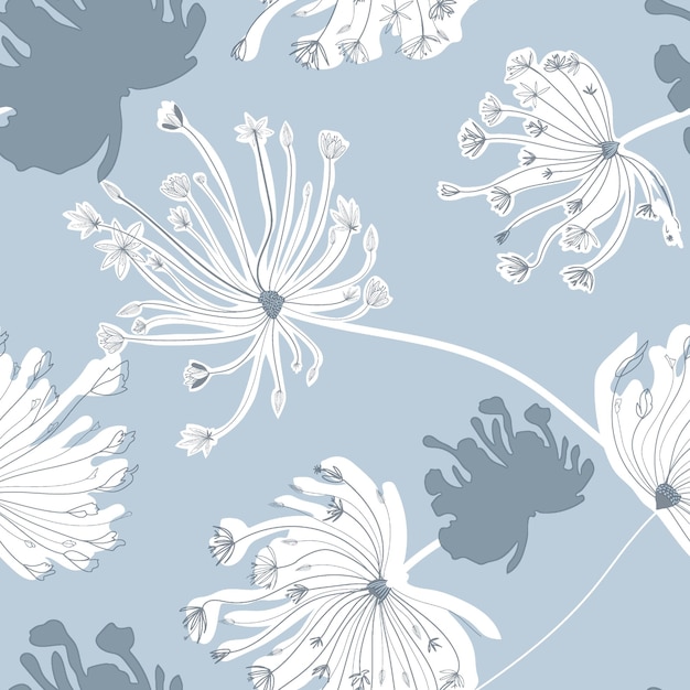 ornamento y patrón de diseño textil digital