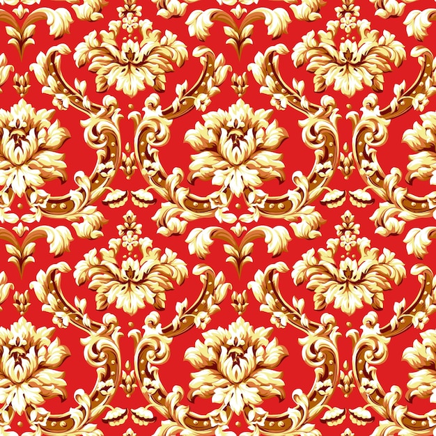 ornamento y patrón de diseño textil digital