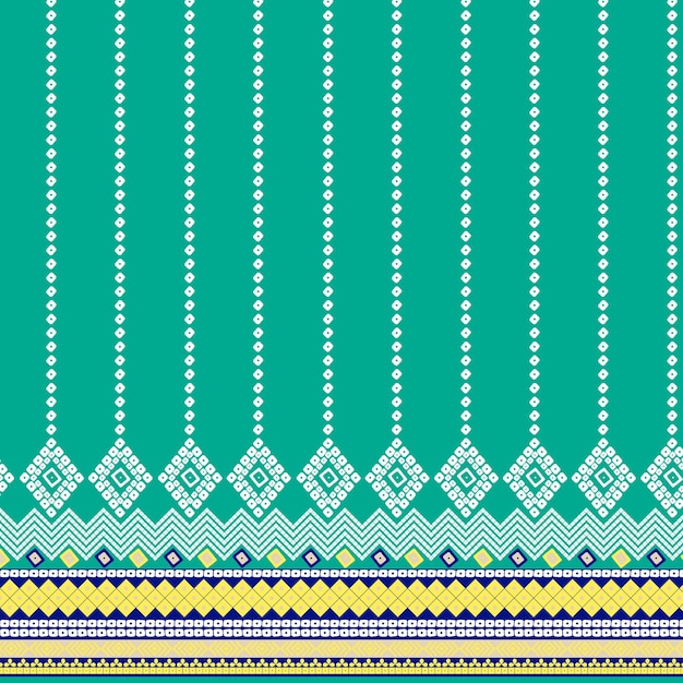 ornamento y patrón de diseño textil digital