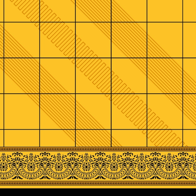 ornamento y patrón de diseño textil digital