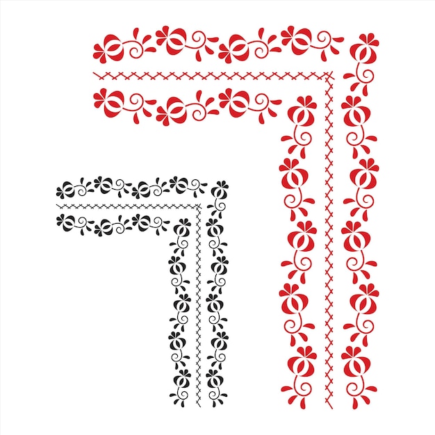 Ornamento y patrón popular tradicional ilustración vectorial de un simple símbolo popular
