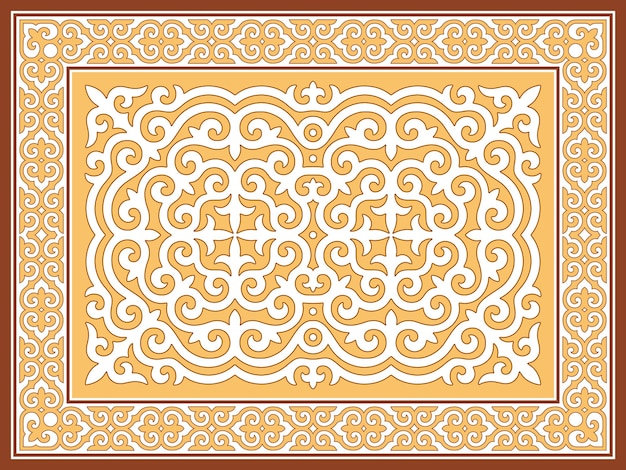 Vector ornamento de sirmaco