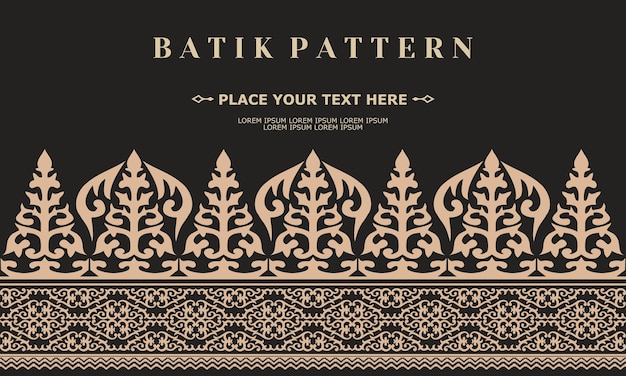 ornamento vector patrón diseño tradicional patrón batik