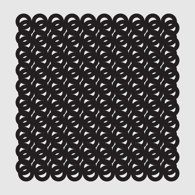 Ornamento vectorial compuesto por elementos circulares sencillo elegante