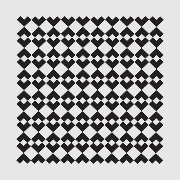Ornamento vectorial minimalista con elementos cuadrados dispuestos adecuados para el embalaje de textiles interiores