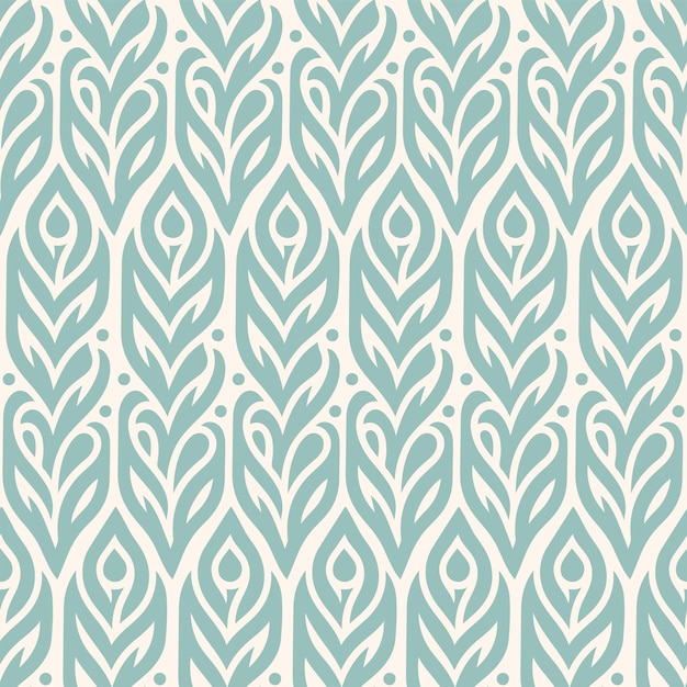 Ornamento verde sutil patrón sin costuras vectorial decorativo fondo repetitivo impresión de papel tapiz para azulejos