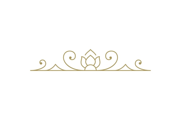 Ornamento vintage giratorio divisor de texto filigrana ilustración vectorial caligráfica