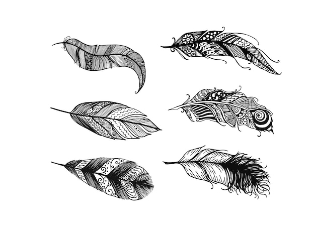 Ornamentos Arte de línea patrón vectorial vectorial cintas de coral vector flecha arte de línea flecha redonda vector floral
