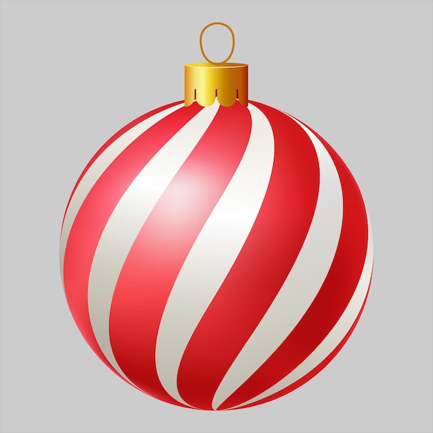 Ornamentos navideños festivos rojos con patrones blancos