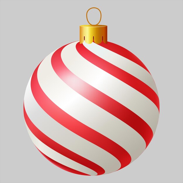 Ornamentos navideños festivos rojos con patrones blancos