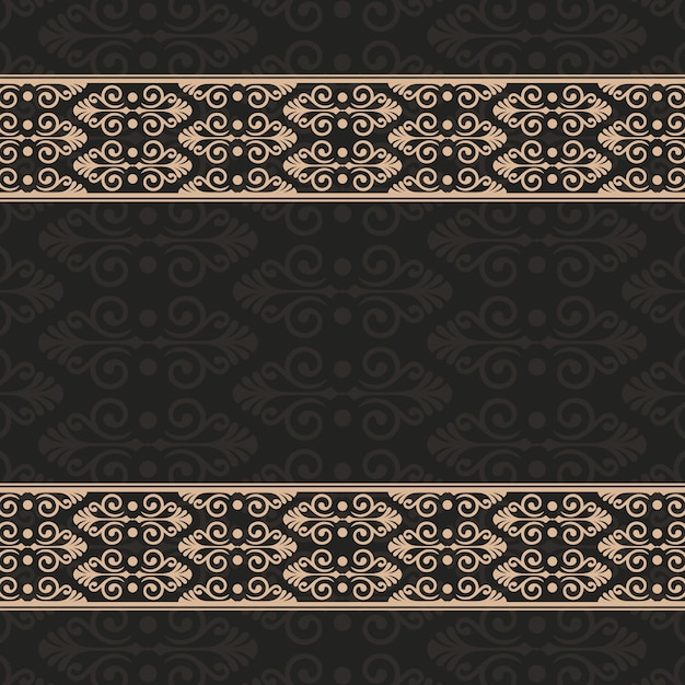 Ornate Frame with Floral Scrollwork and Decorative Ribbon