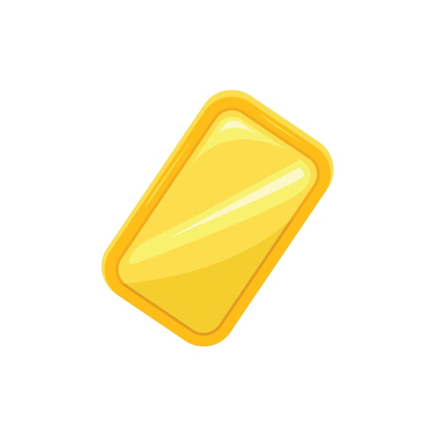 Oro fino aislado en el diseño del elemento vectorial de fondo blanco