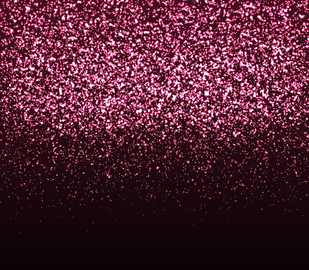 Vector oro rosado. textura de brillo. partículas de oro